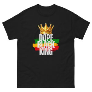 Dope Black King Crown Tee – Pan-African Royalty Edition